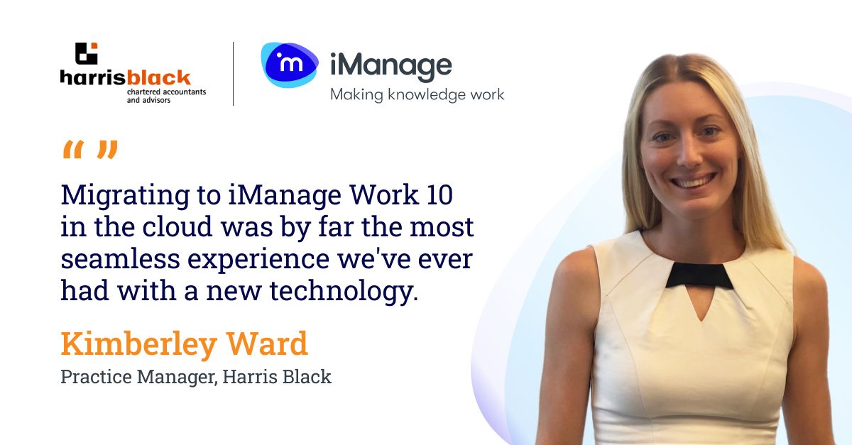 Harris Black’s Success With iManage